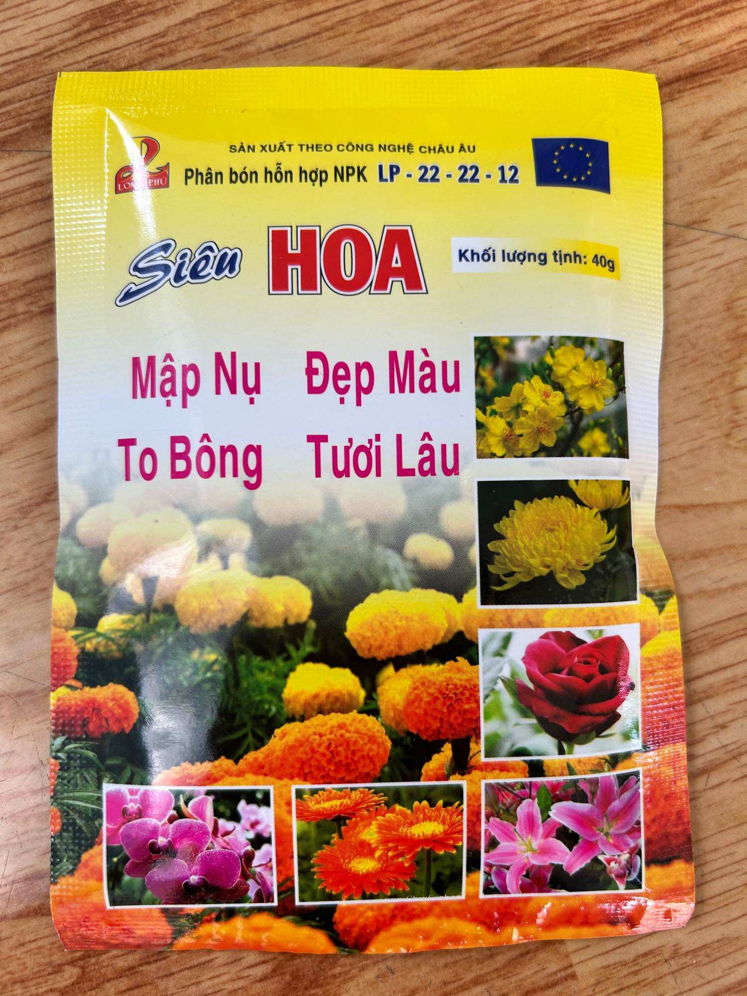 phân bón lá Siêu hoa-mập nụ, to bông 40g