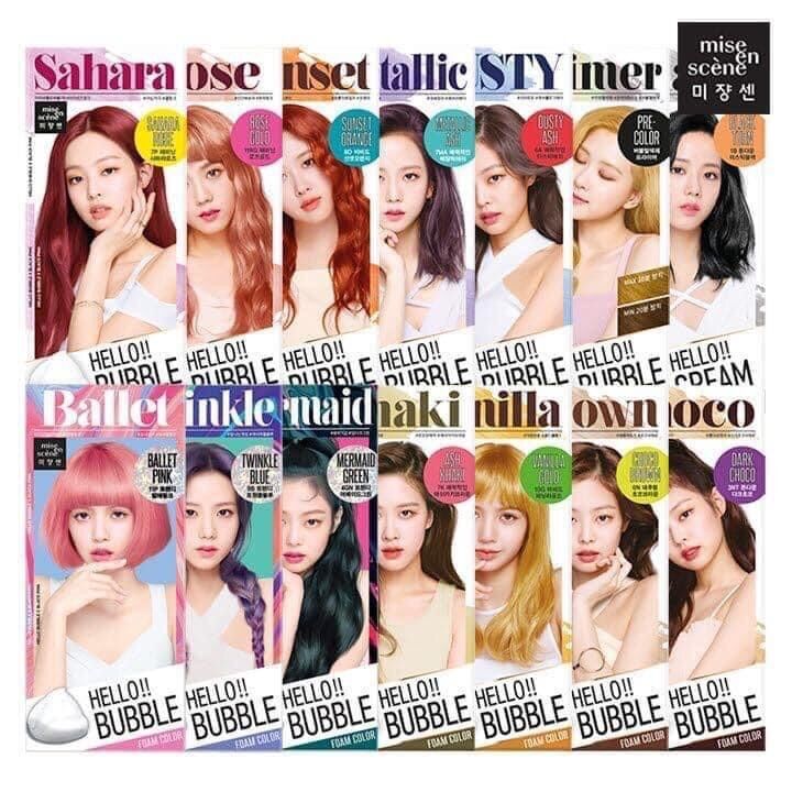 [HCM]Sẵn Nhuộm Tóc Tạo Bọt Hello Bubble