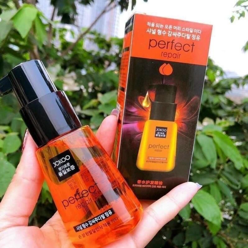 Tinh dầu dưỡng tóc Hàn Quốc JCKOO dưỡng tóc uốn mềm mượt chai 70ml