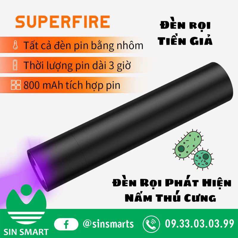 Đèn pin rọi tiền giả | Đèn pin tia uv cực tím