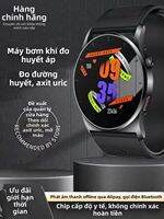 Smart Health Monitoring Bracelet with Blood Pressure, Non-Invasive Glucose, Lipid, Uric Acid, ECG, SpO2, Heart Rate, Temperature, Sleep, Payment, Voice Bluetooth Call, GPS, and Elderly Health Features