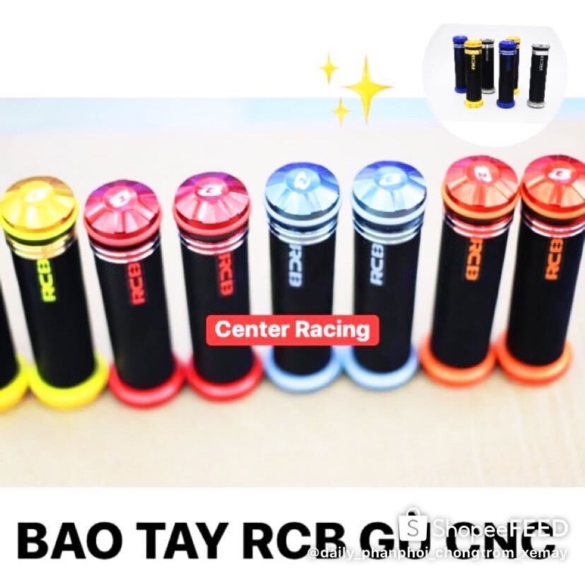 Bao tay ga xe máy RCB V1 gù nhôm CNC