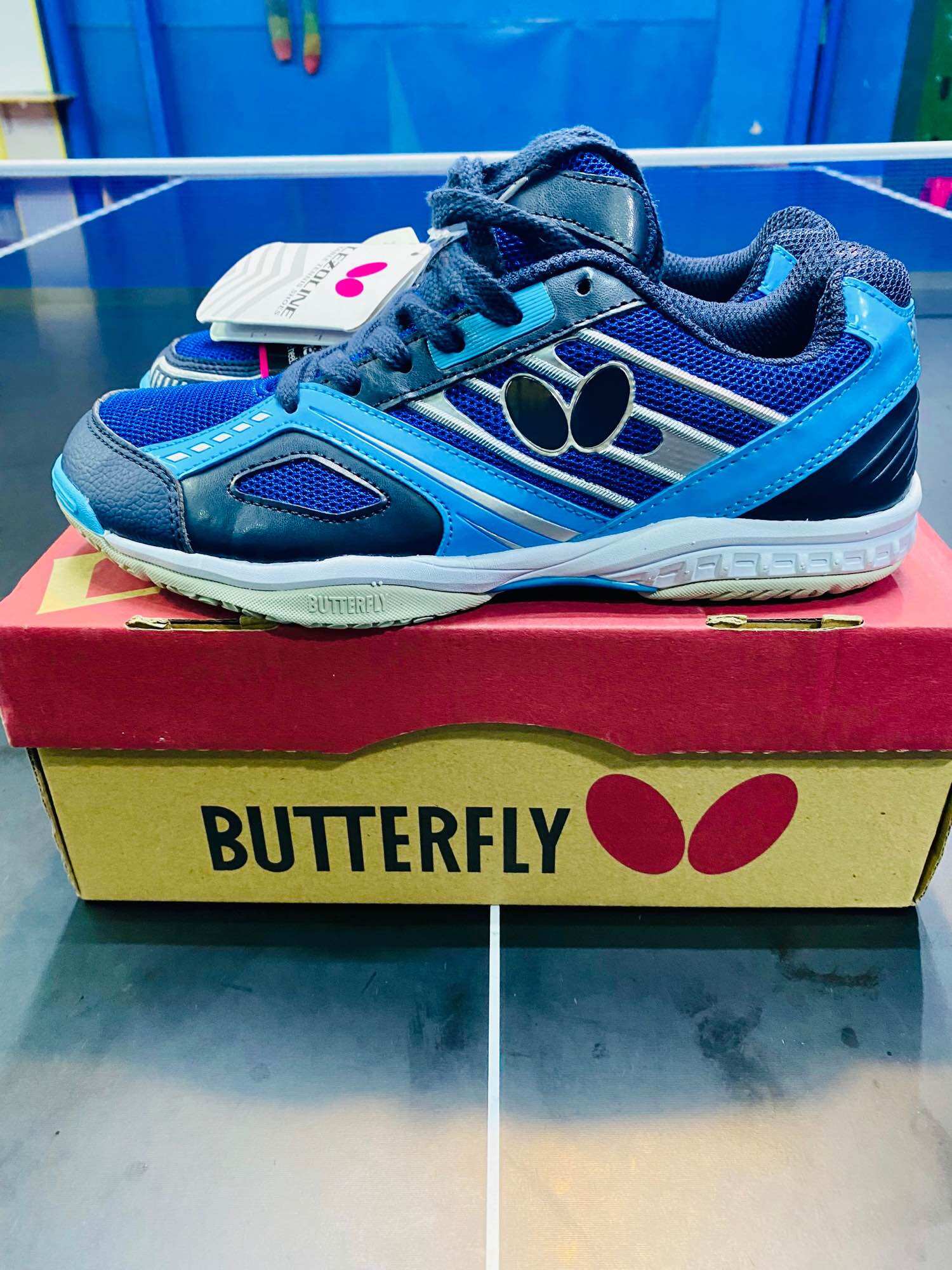 GIÀY BÓNG BÀN BUTTERFLY LEZOLINE MACH NAVY/BLUE