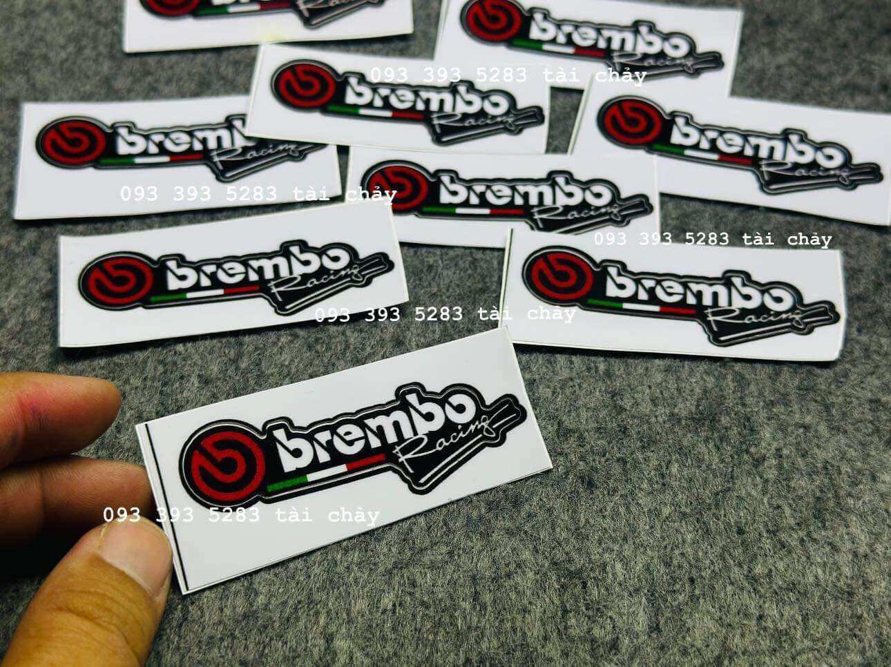 [ 1 MIẾNG ] TEM STICKER BEMBO DÁN TRANG TRÍ XE