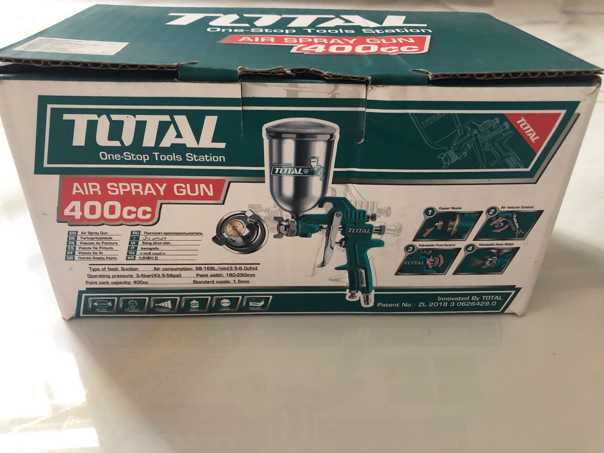 Súng phun sơn dầu 400cc