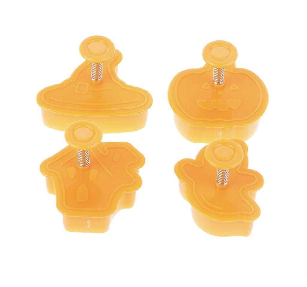 Bộ khuôn nhấn cookies Hallowen