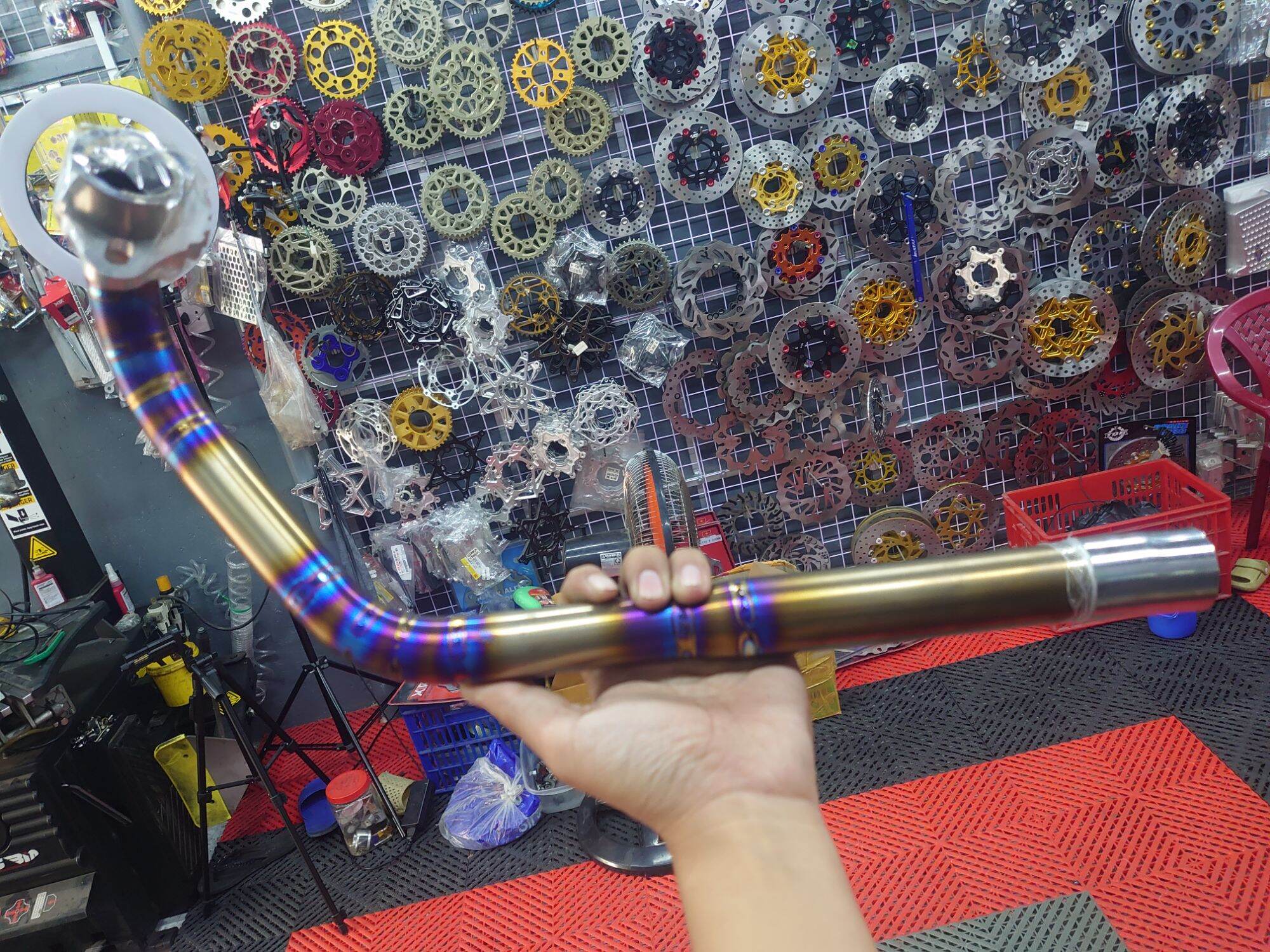Cổ bô titan xịn size 32 cho ex 150