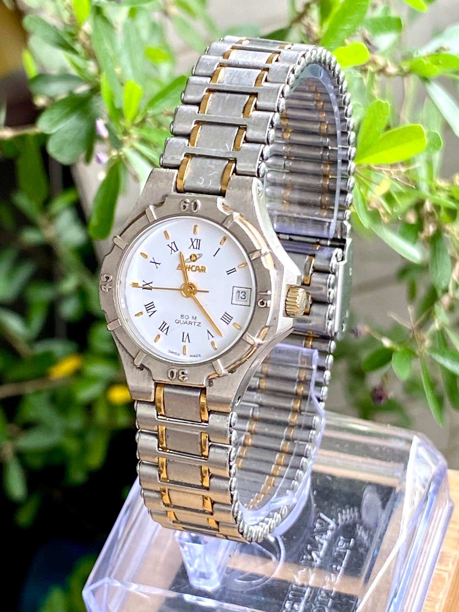 Đồng hồ nữ ENICAR máy V8 Thuỵ Sĩ chính hãng size-26