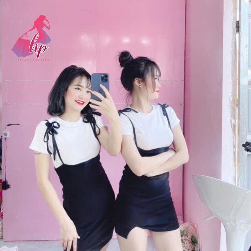 Combo áo váy giá rẻ đẹp cho chị em set09