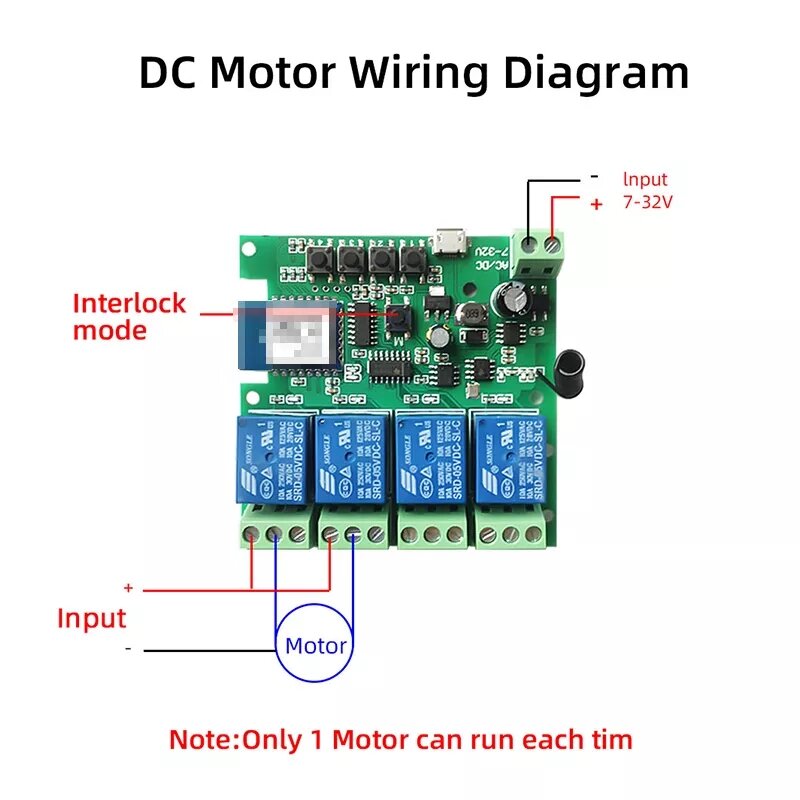 4ch on/off WiFi + RF on/off switch individual 4 lights (4ch Smart Switch)