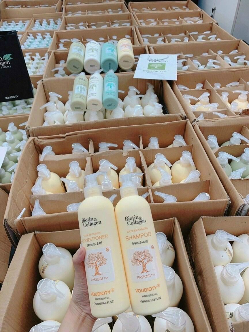 Cặp dầu gội biotin