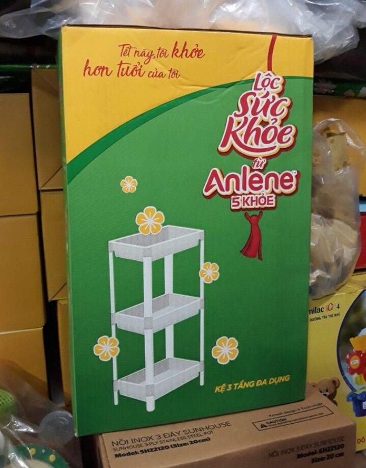 [Tạm Hết Hàng] Kệ Đa Năng 3 Tầng Inochi - QT Anlene