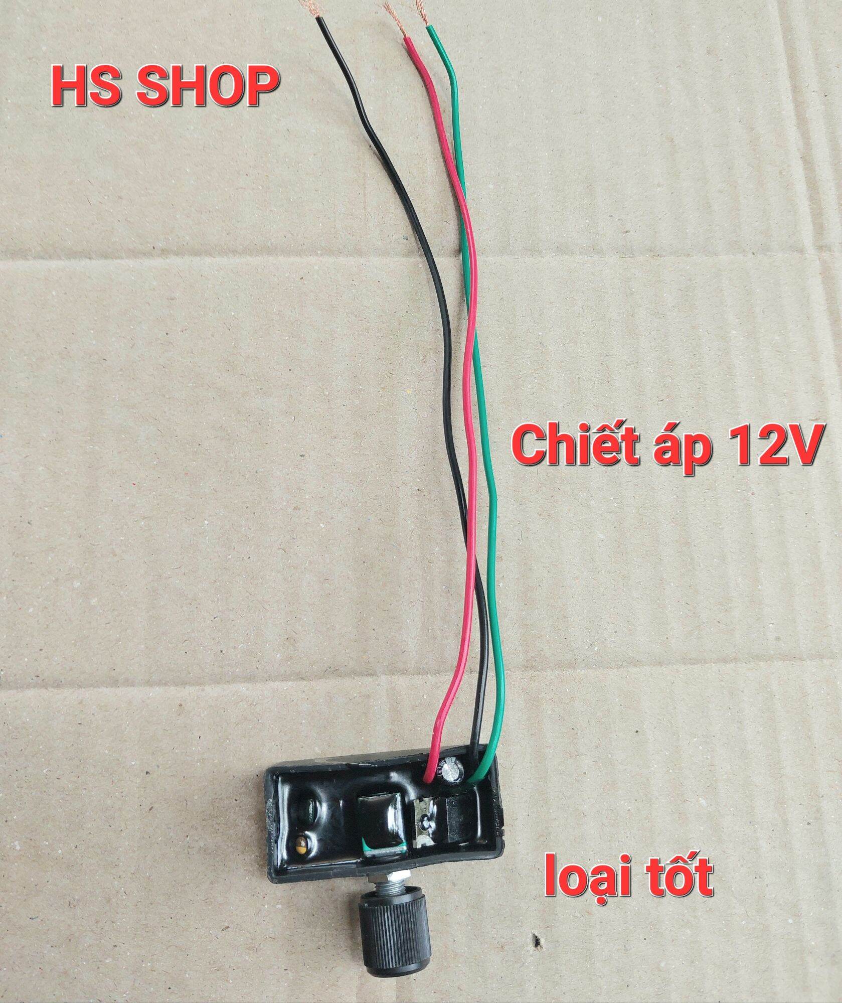 Chiết áp 12V  - Bộ điều khiển tốc độ 12V/10a