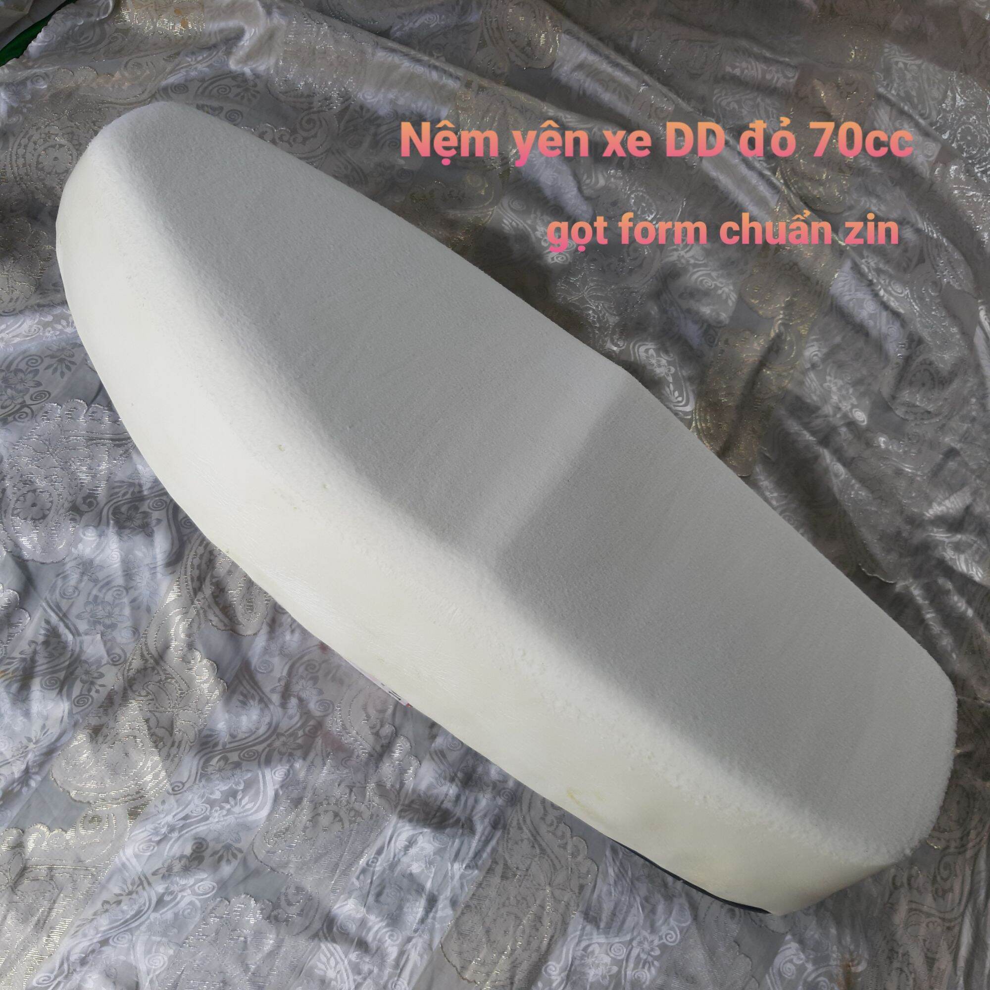 Combo nệm yên xe DD( 70cc) gọt form zin loại tốt