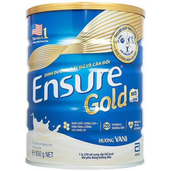 Ensure Gold 850g hương vani