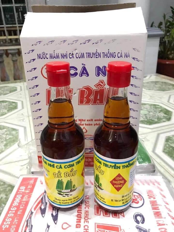 Mắm Bé Bầu Cà Ná loại thượng hạng (1 Thùng 6 chai)