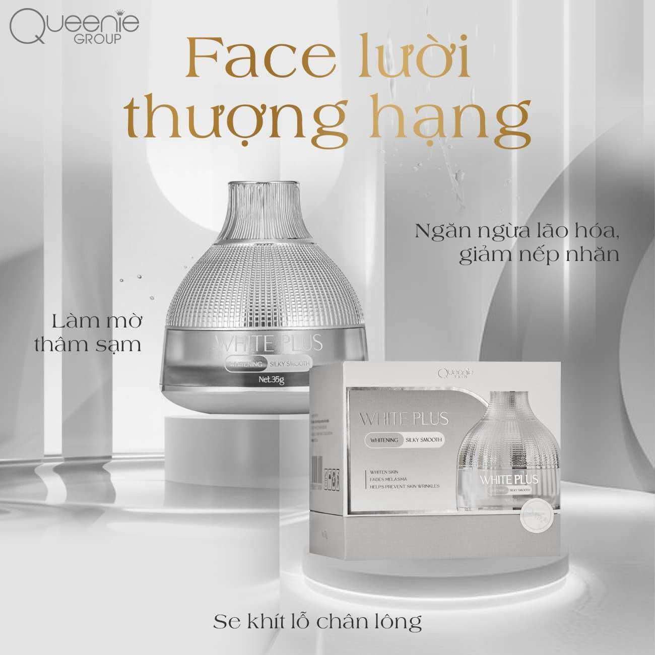 KEM DƯỠNG TRẮNG DA MẶT CAO CẤP FACE LƯỜI QUEENIESKIN