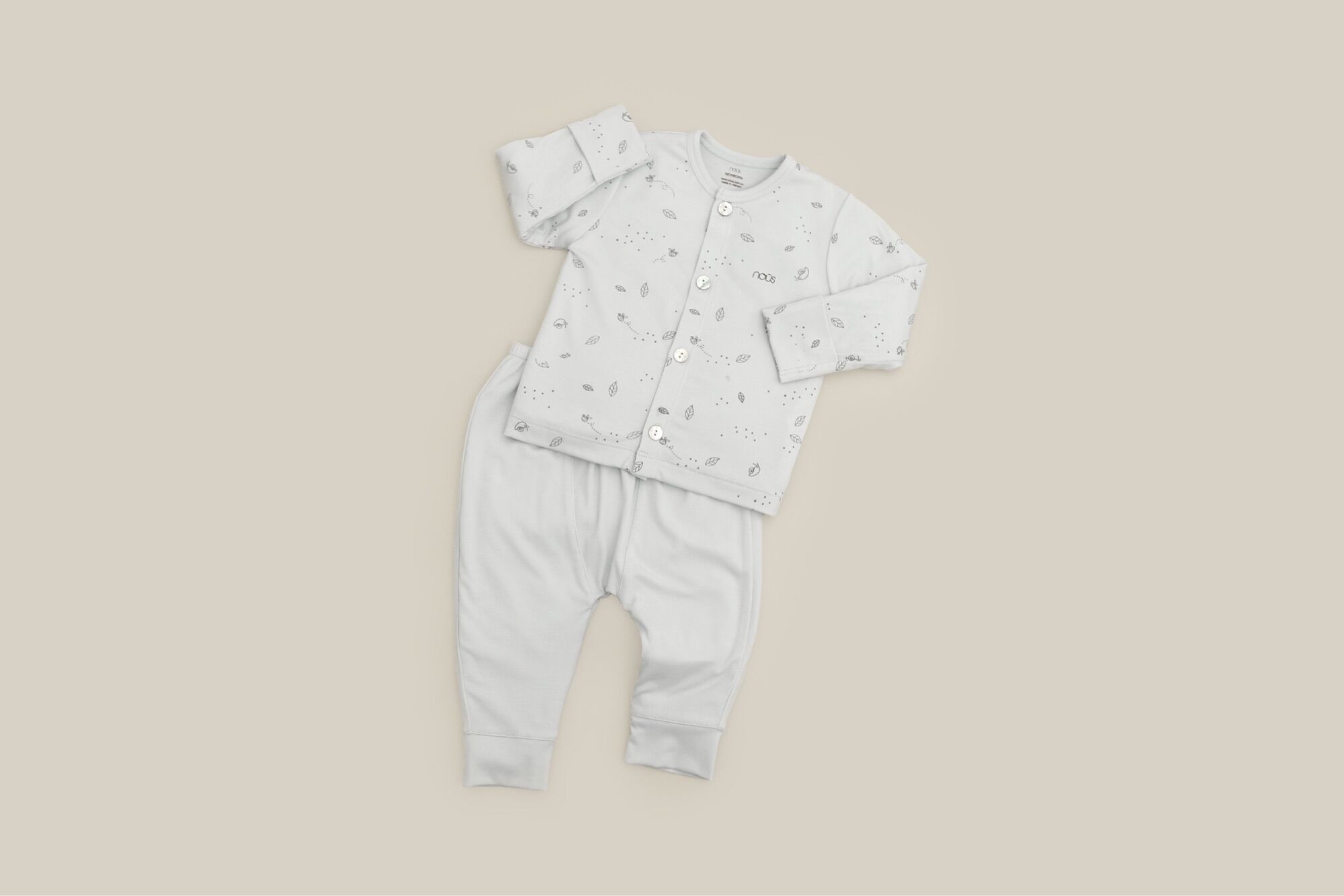 Bộ cài thẳng newborn Nous mẫu mới 2021