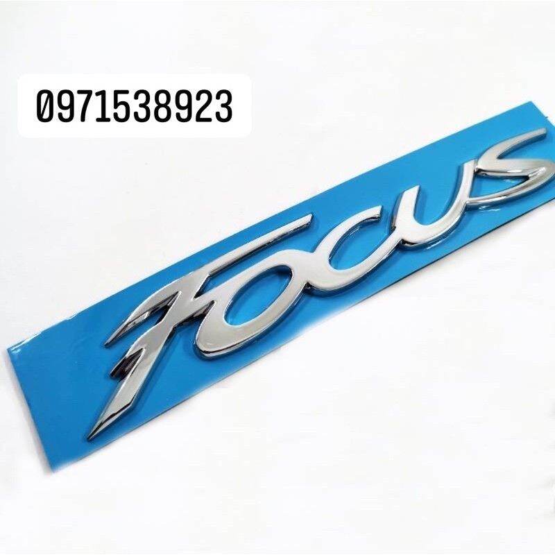 chữ nổi FOCUS TITANIUM dán đuôi xe