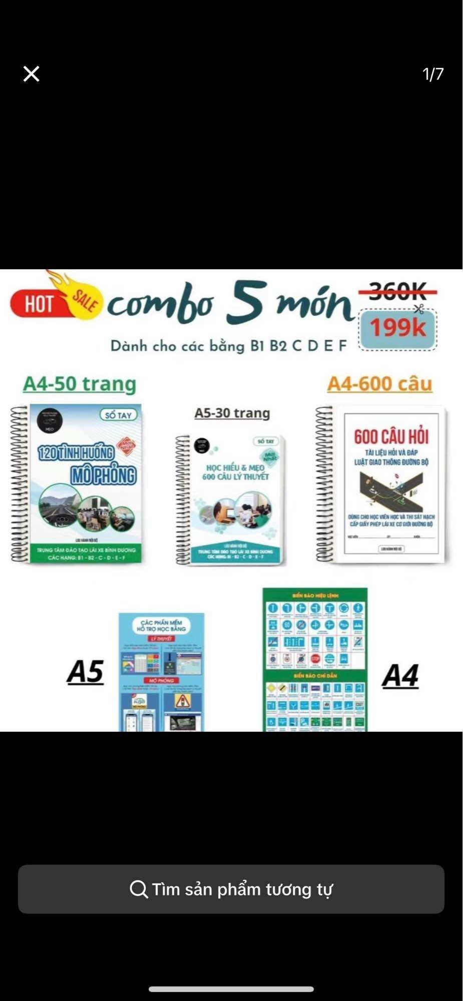 Combo 5 bộ siêu víp cho b1 b2 c d