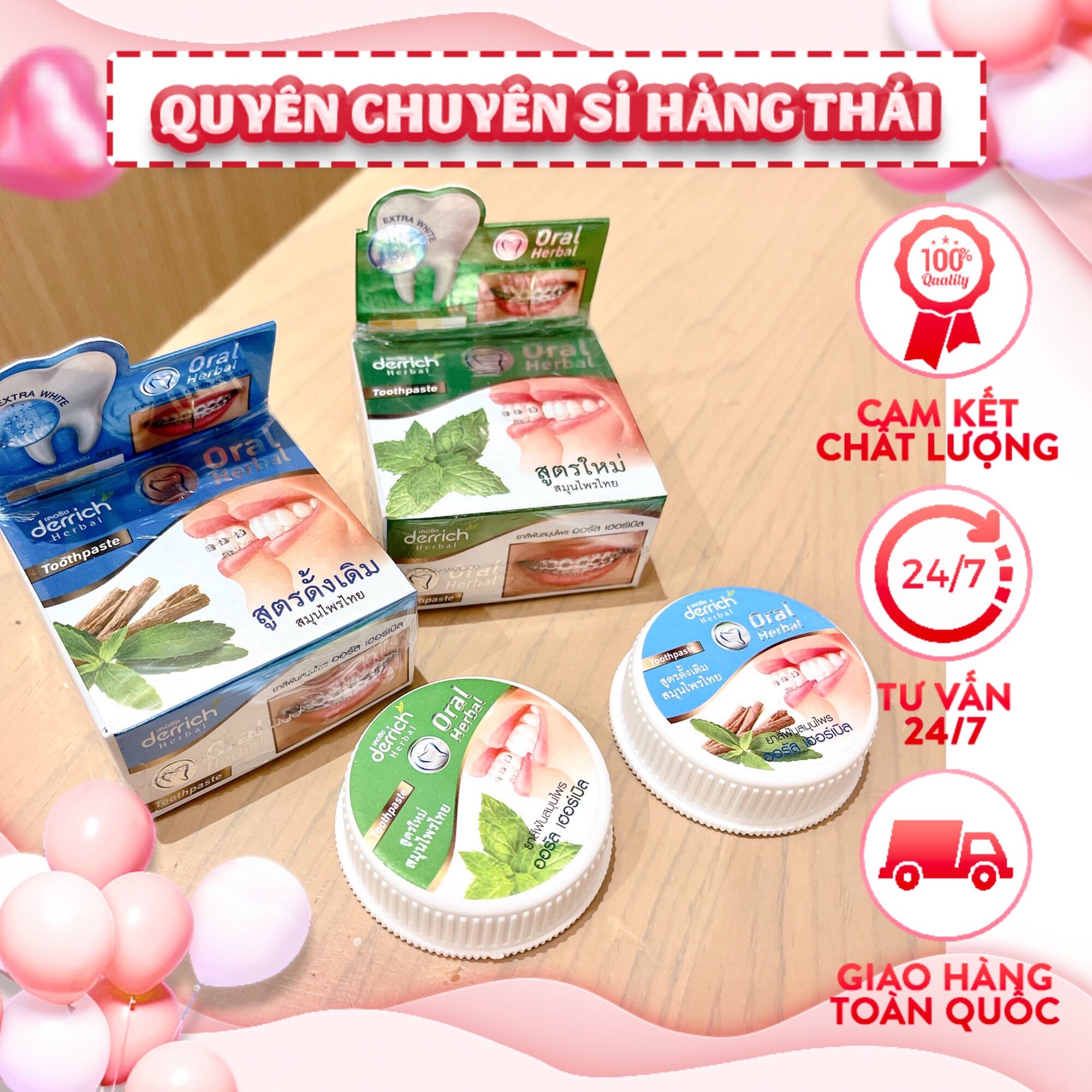 Kem tẩy trắng răng Derrich thái lan