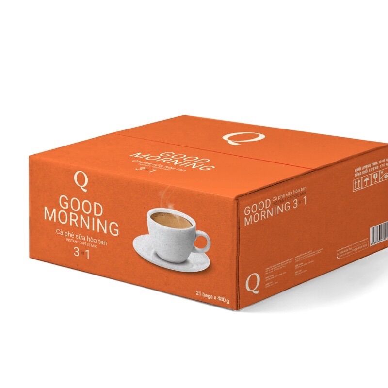 Cà Phê Sữa Hoà Tan Trần Quang Good Morning 480g