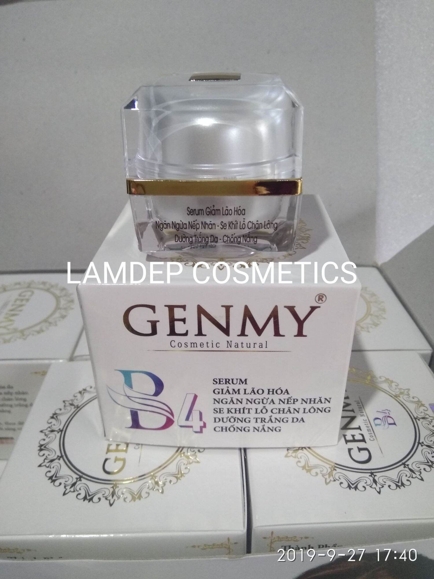 Kem genmy dưỡng trắng da ngừa lão hóa 18g