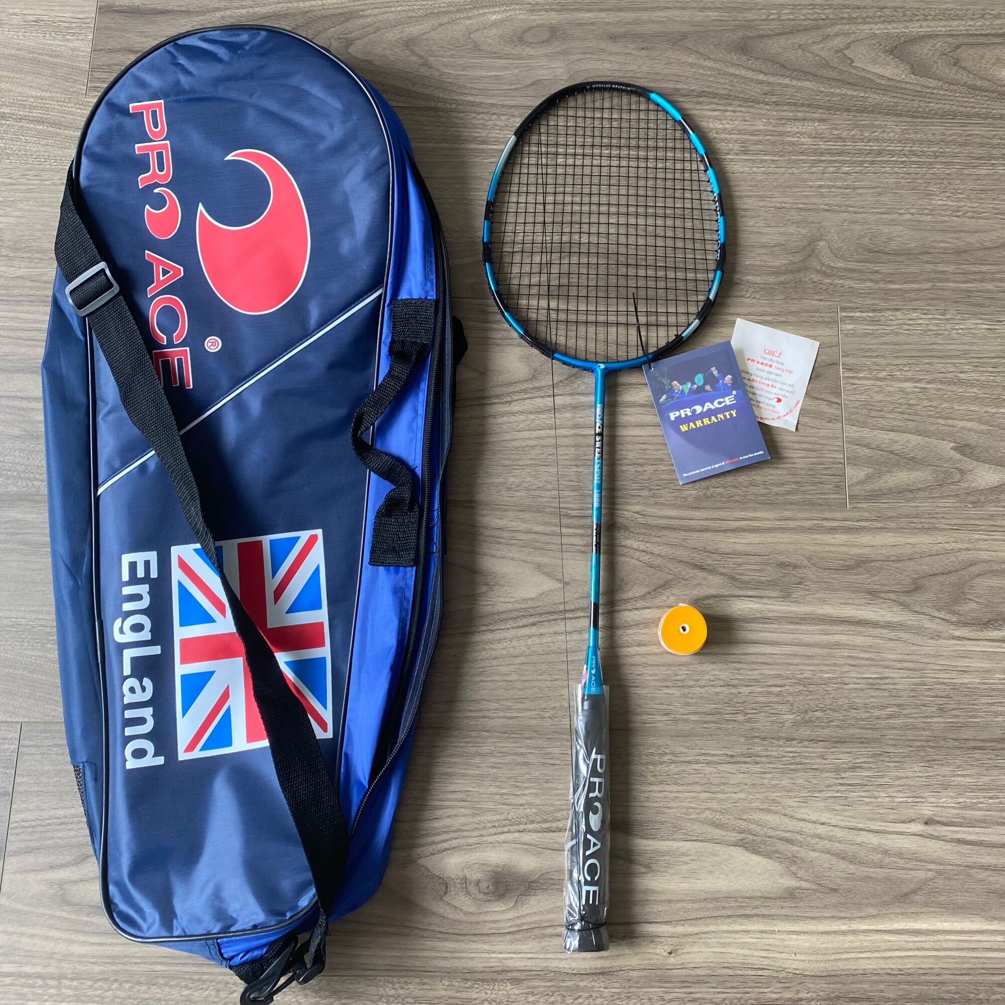 Vợt cầu lông PROACE SWEETSPOT 1000 (khuyến mãi căng dây 11kg,cuốn cán  và bao đựng vợt )