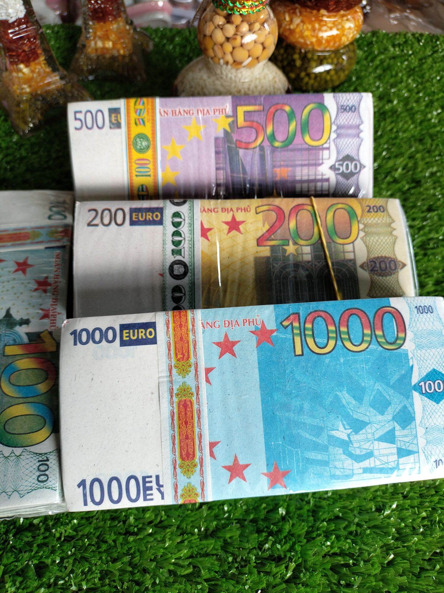 {5 cục} Tiền EURO Cúng Các Loại