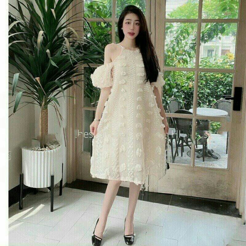 Đầm bầu dễ thương dự tiệc siêu đẹp