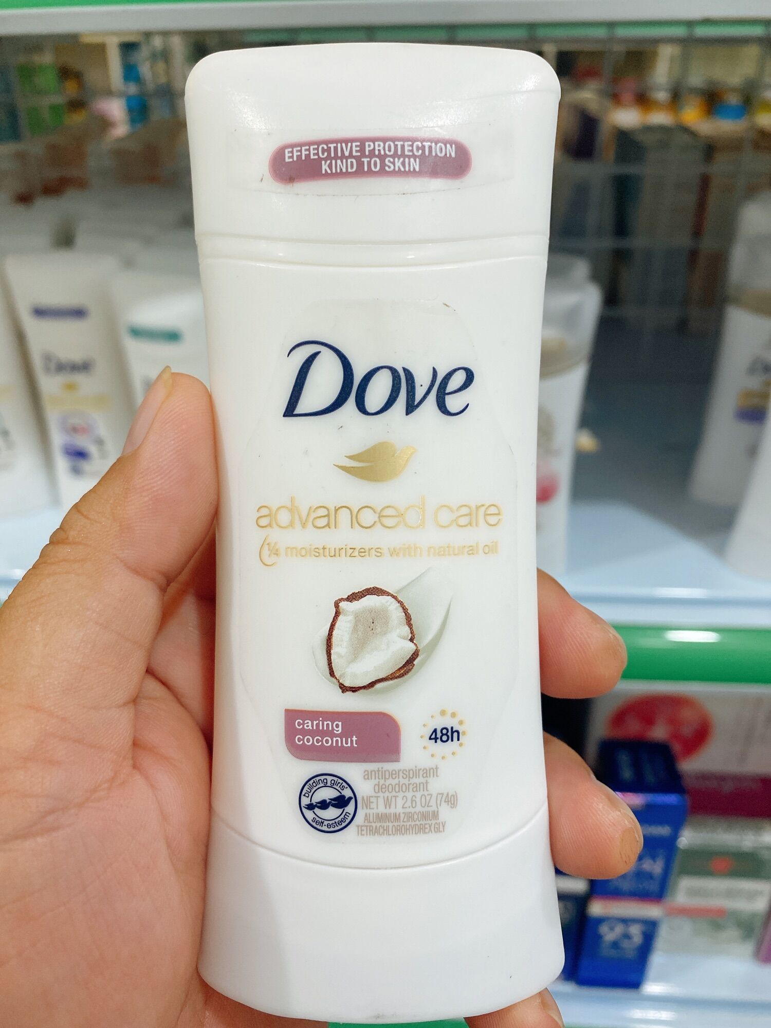 Lăn khử mùi Nữ Dove Advanced Care Cool Essentials 74g