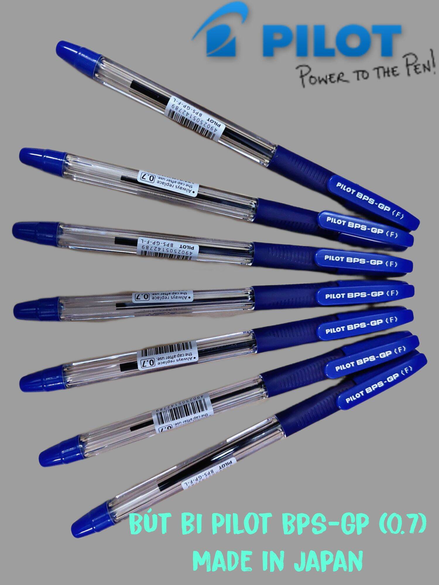 Bút bi Pilot BPS-GP Fine (0.7mm). Made in Japan