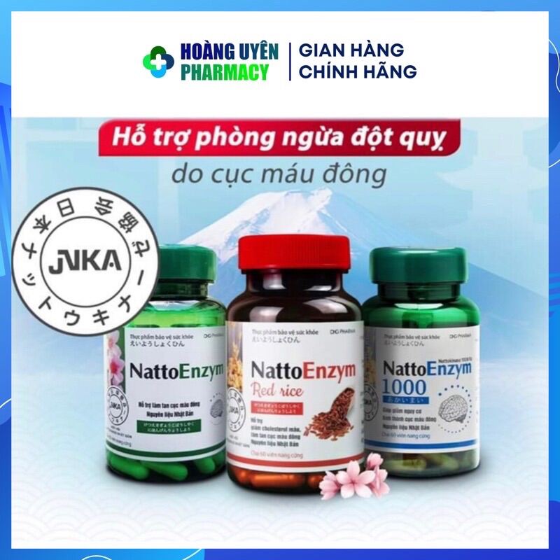 Viên uống phòng ngừa đột quỵ Natto enzym Nattoenzym