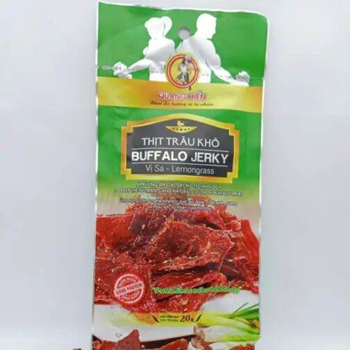 Khô bò, khô trâu beef jerky quang hiển 20g/gói - shopfood77
