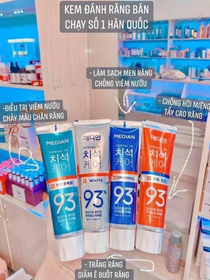 Kem đánh trắng răng median 93% tooth-paste 120gr