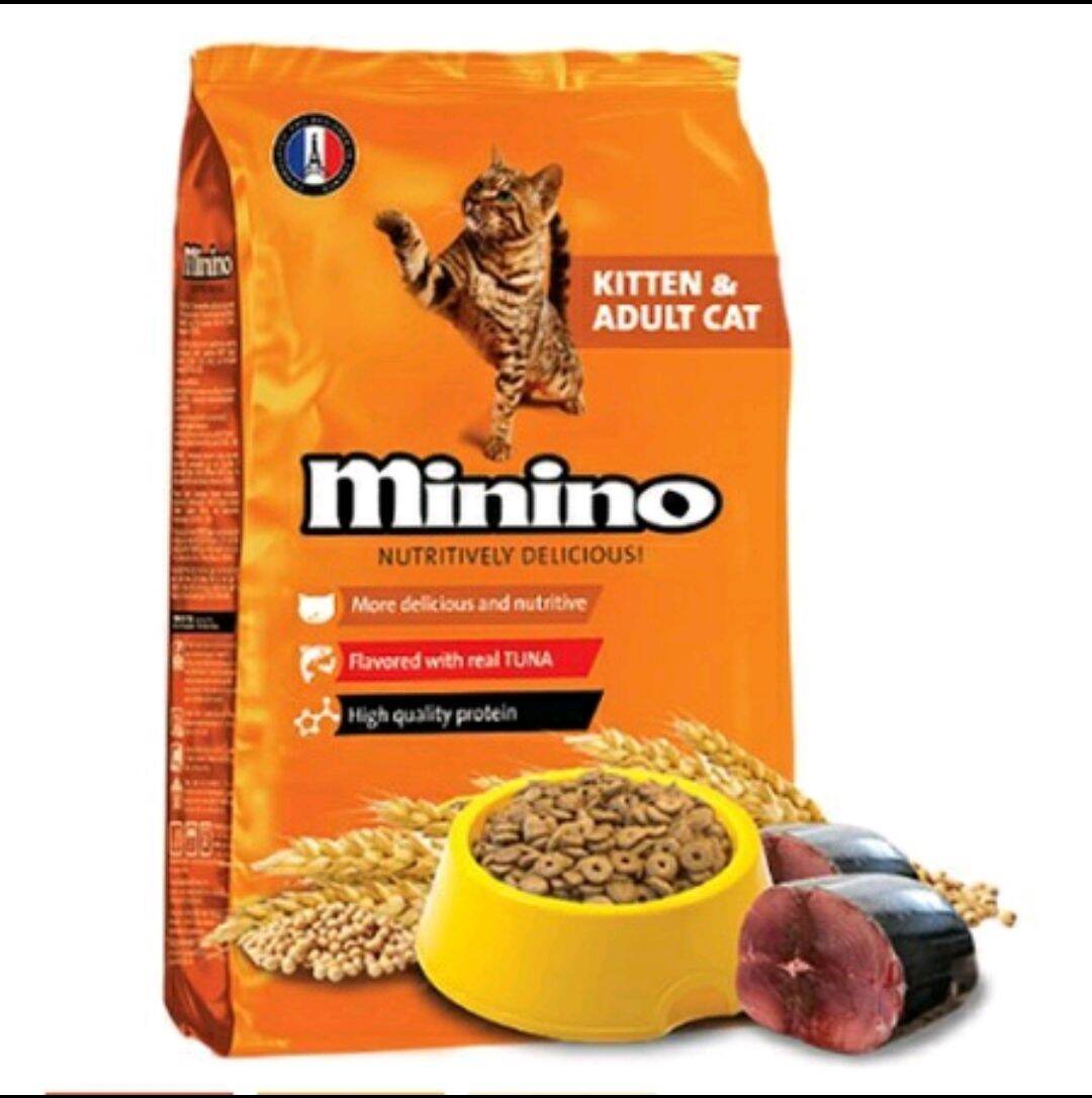 Thức ăn hạt cho mèo vị cá ngừ Minino 480gr