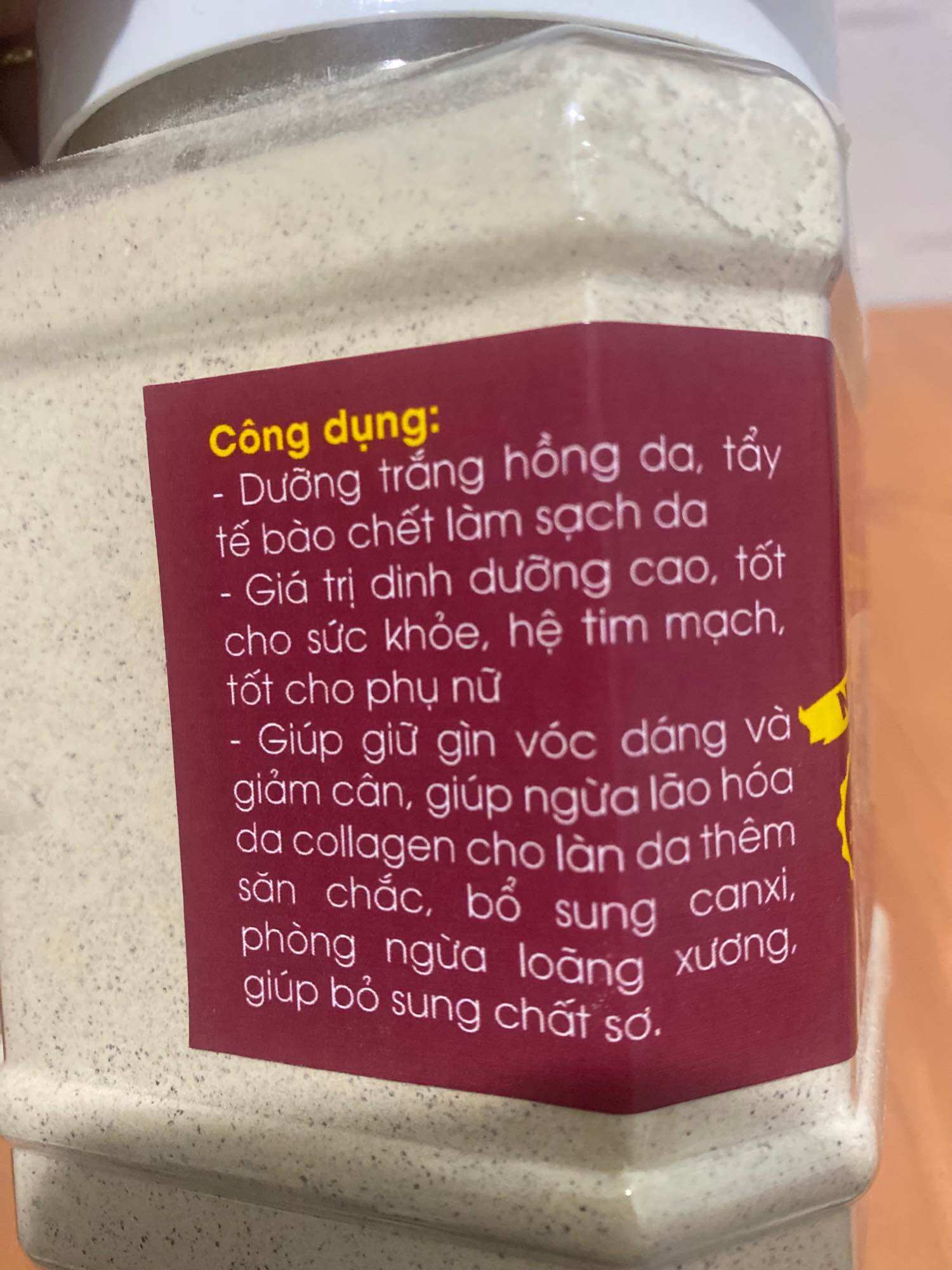 500gr Bột đậu đỏ nguyên chất sạch mịn 100% Organic