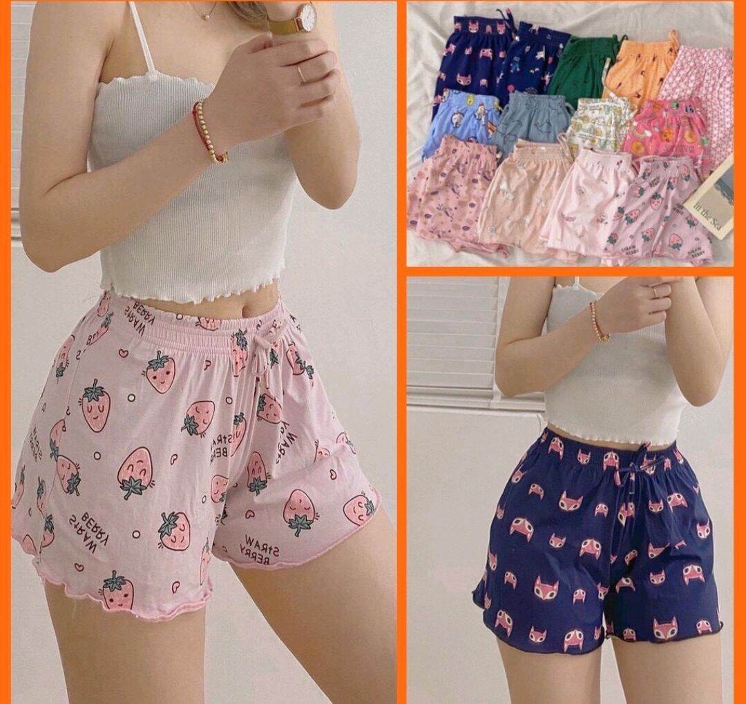 Quần short nữ mặc nhà, quần đùi nữ mặc nhà, quần short ngủ, quần đùi ngủ Coca Unisexstore