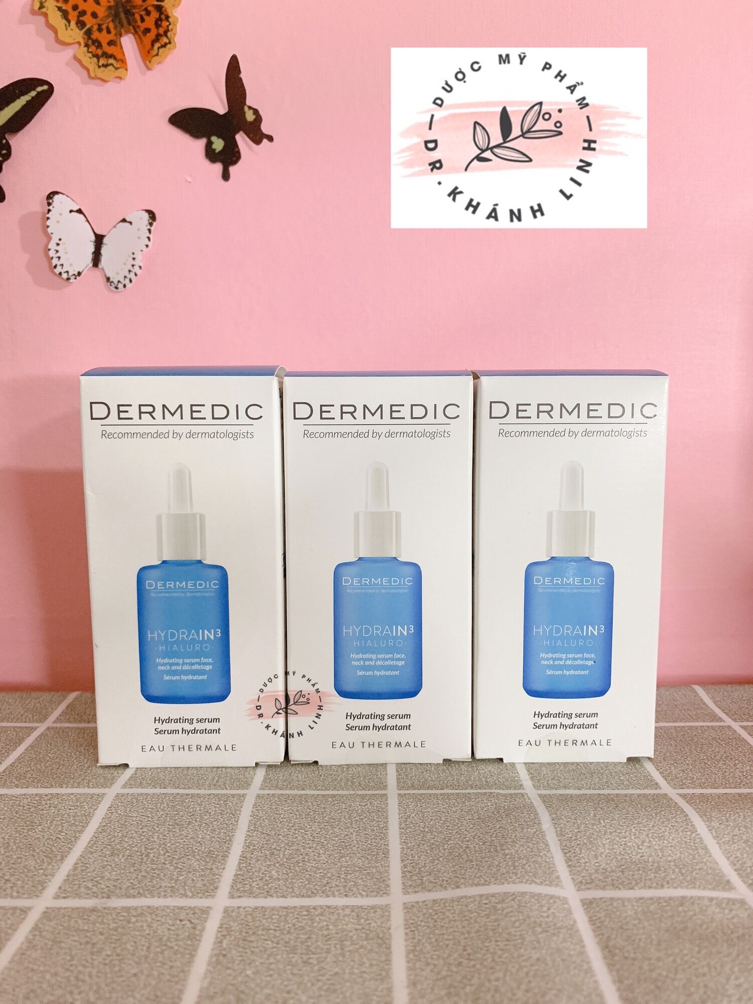 Serum Cấp Ẩm Dermedic Hydrain 3 Hialuro