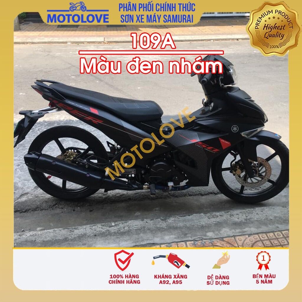 Sơn Samurai Cao Cấp Đen Nhám 109A