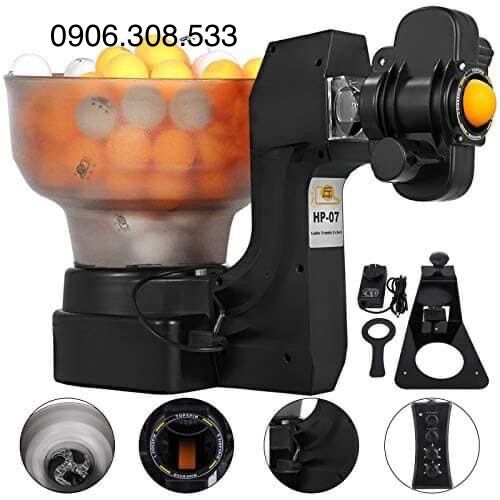 Máy bắn bóng bàn hp 07 tặng lưới thu hồi bóng và 100 quả bóng tập