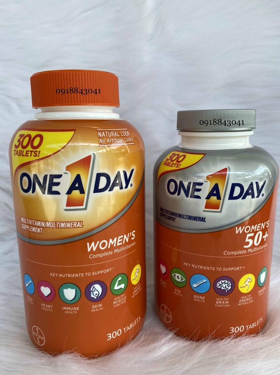 Viên uống vitamin tổng hợp cho nữ One A Day Women s  trên và dưới 50 tuổi