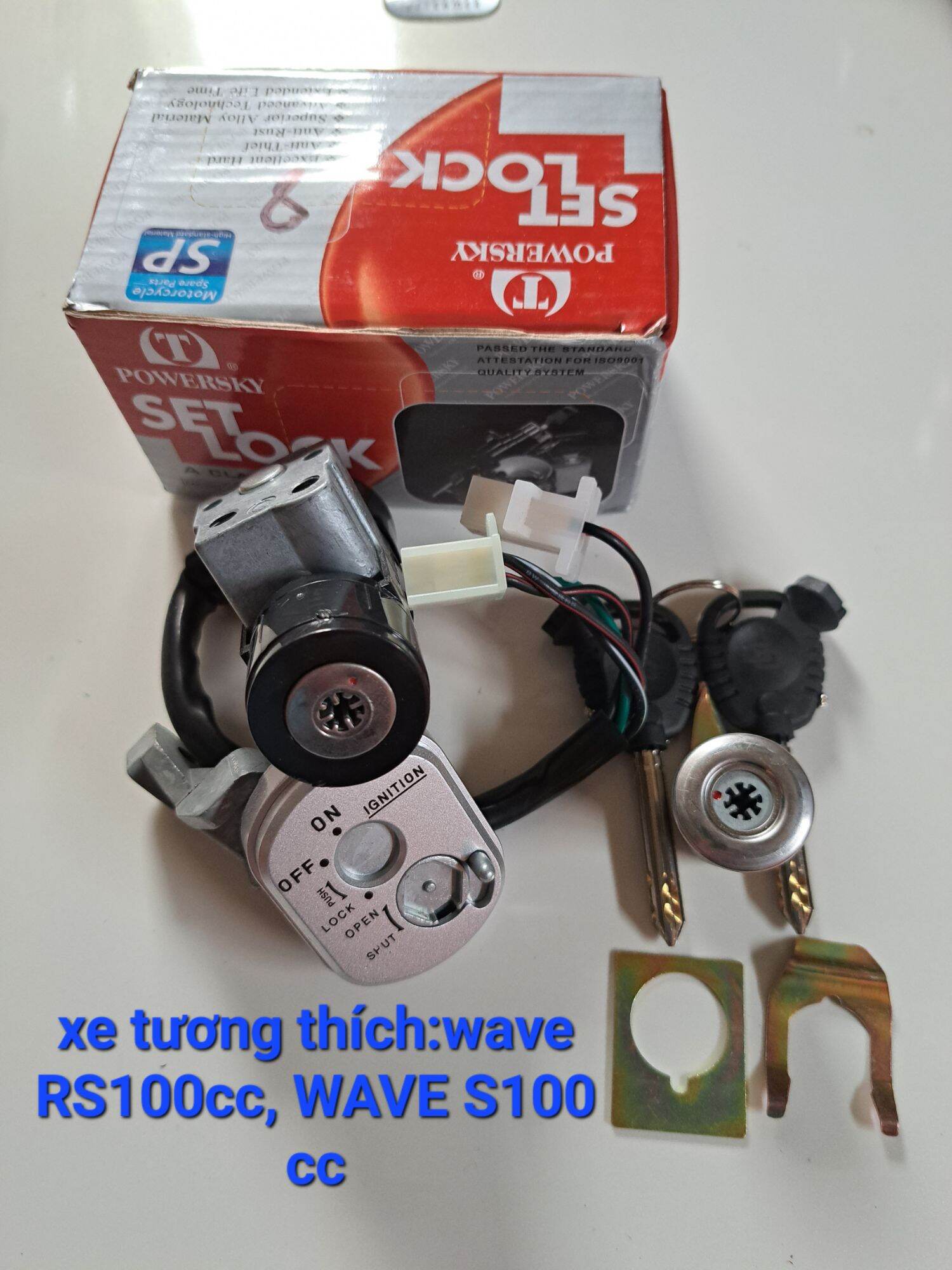 Bộ ổ khoá xe máy wave s100cc- wave rs100cc
6 và 8 cạnh hàng cao cấp