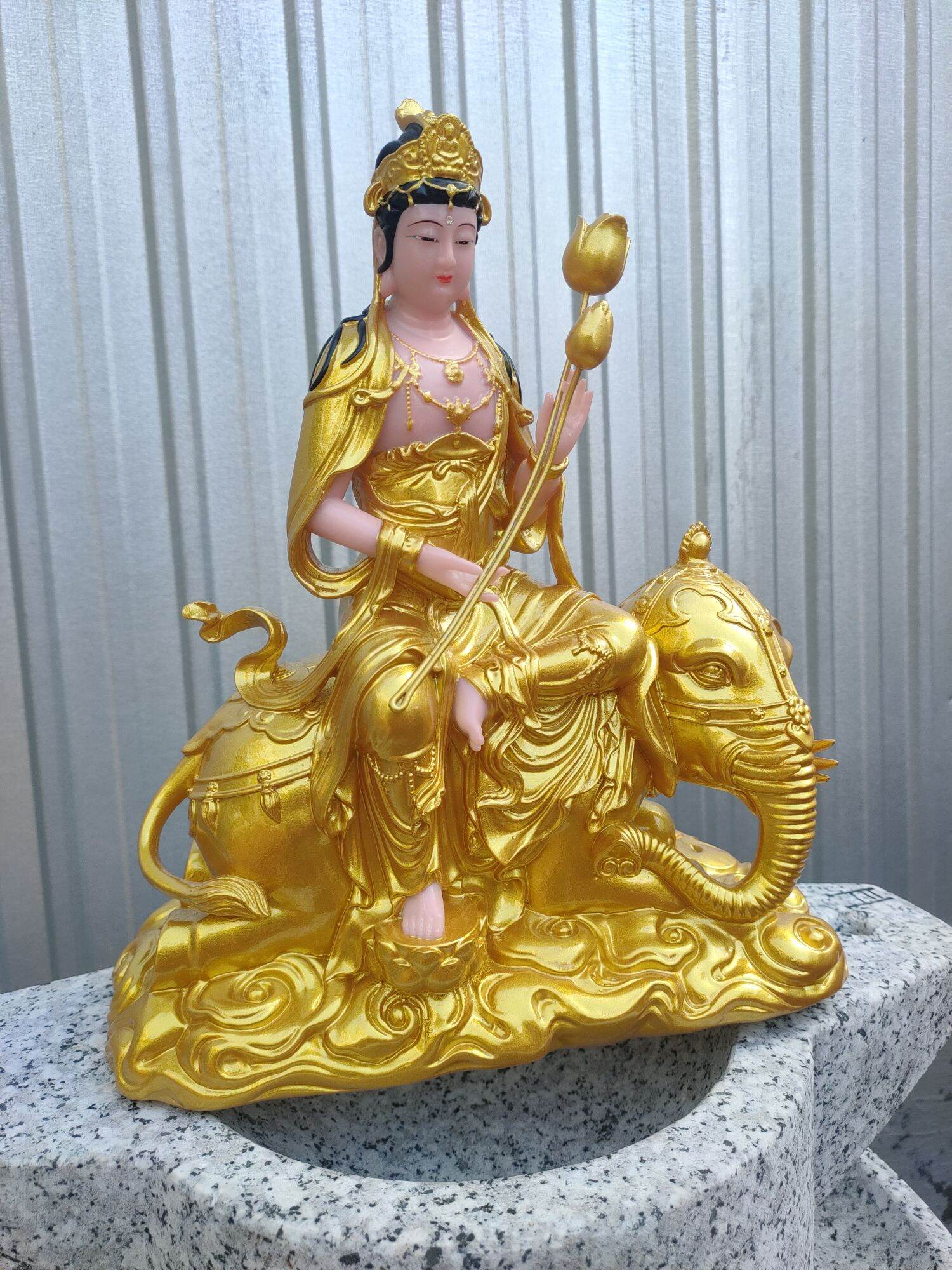Tượng Phổ Hiền Bồ Tát cao 30cm