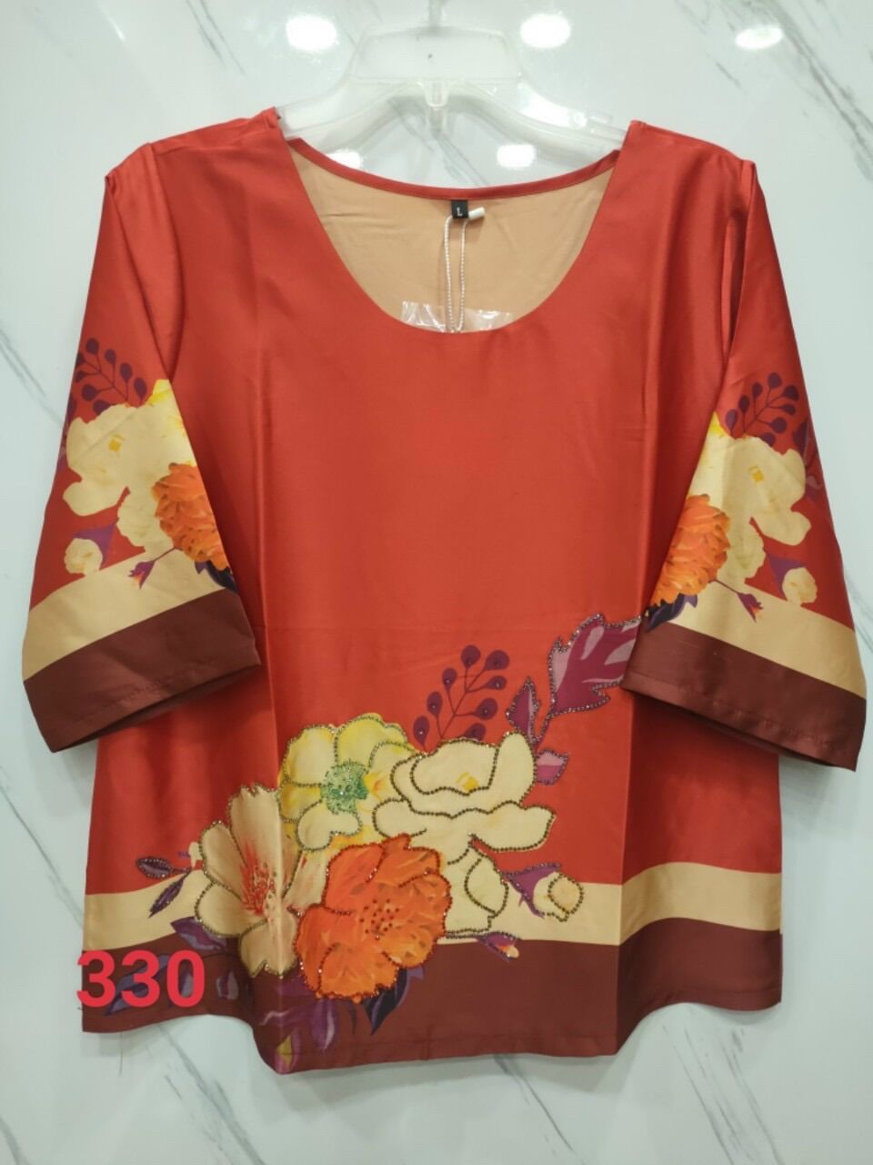 Áo thun nữ trung niên vải lụa cao cấp 50-75kg