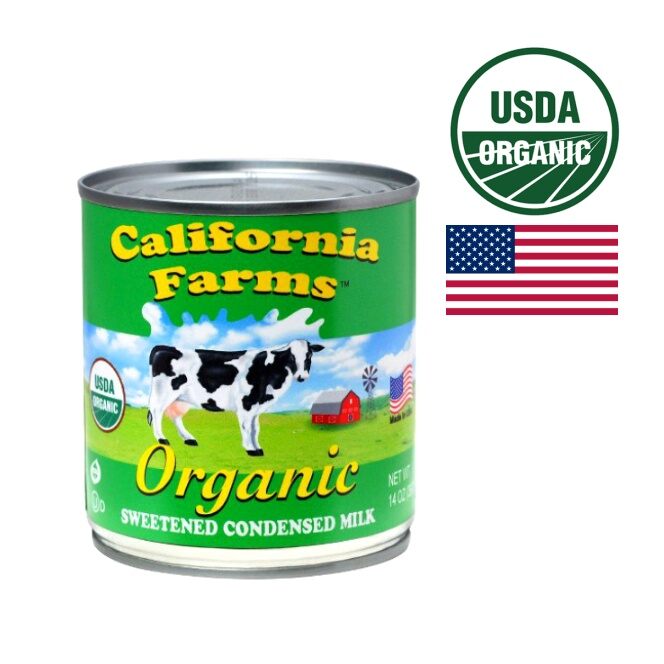 Sữa đặc hữu cơ có đường California Farms 397g