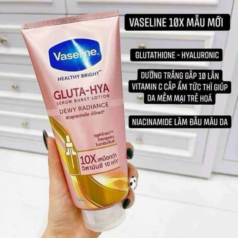 Dưỡng Thể Vaseline 10x Serum Gluta-Hya 330Ml Thái Lan