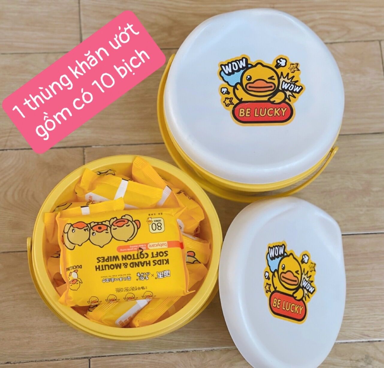 Khăn ướt con vịt