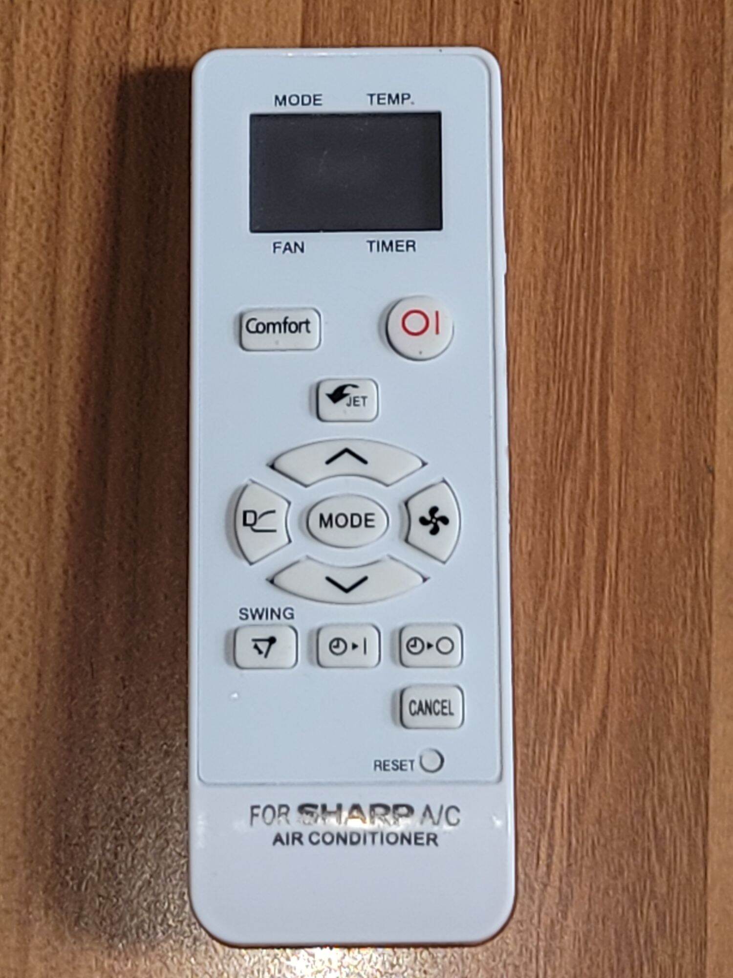 remote điều khiển máy lạnh SHARP 03