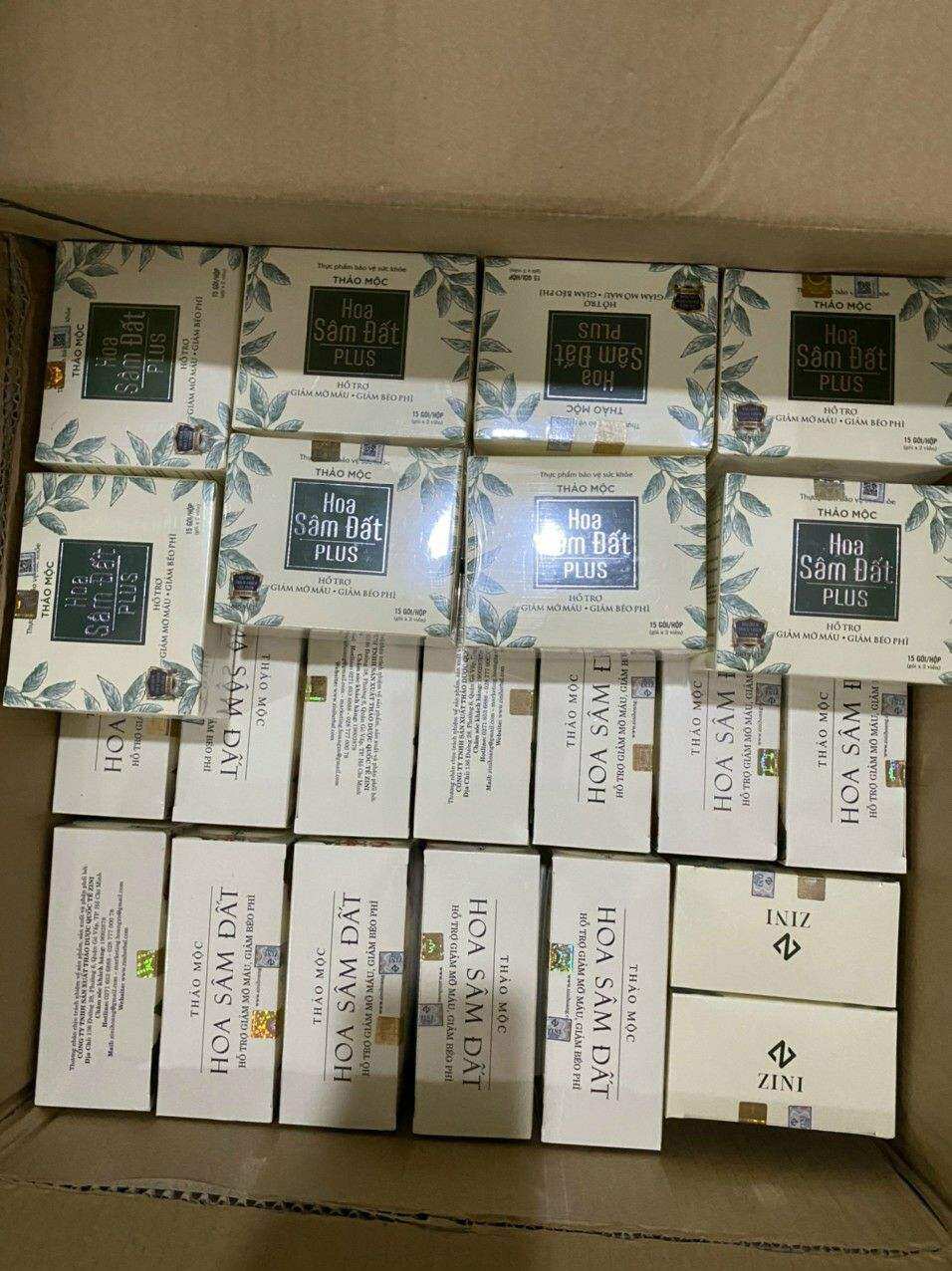 Trà hoa sâm đất plus mẫu mới dạng viên hộp 30 viên